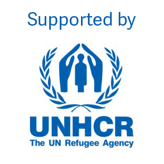 Supported by the UNHCR